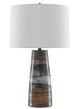 Currey & Company Zadoc Terracotta/Natural/Cloud/Black Table Lamp-0