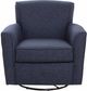 Flexsteel® Blue Swivel Chair-1