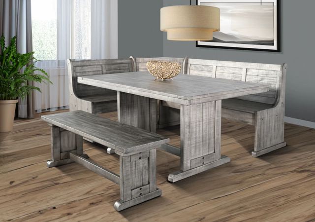 Sunny Designs™ Alpine Gray Breakfast Nook Short Bench-1