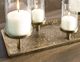 Signature Design by Ashley® Wallmond Antique Brass Candle Holder-2