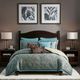 Olliix by Hampton Hill Lauren Blue King Comforter Set-0