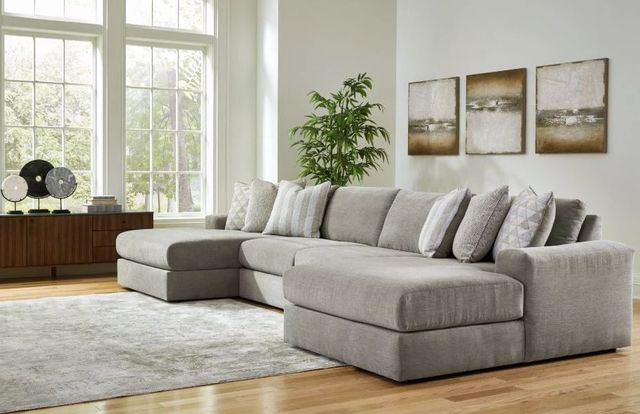 Signature Design by Ashley® Avaliyah 4-Piece Ash U-Shape Sectional-2