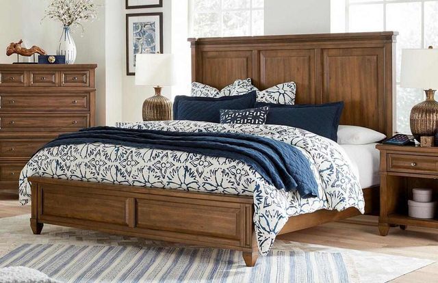 aspenhome® Thornton Sienna Queen Panel Bed-1
