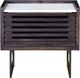 Moe's Home Collection Paloma Black Nightstand with White Marble Top-2