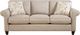 Craftmaster® Customizable Craftmaster Essentials Rolled Arms 3-Cushion Sofa-2