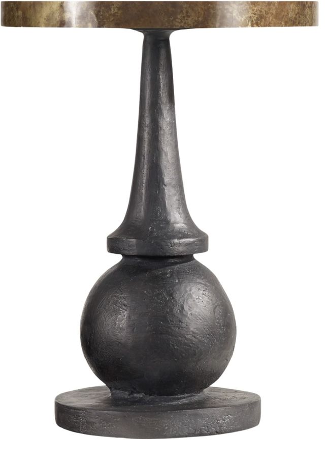 Hooker® Furniture Curata Patina Accent Table with Black Base-0