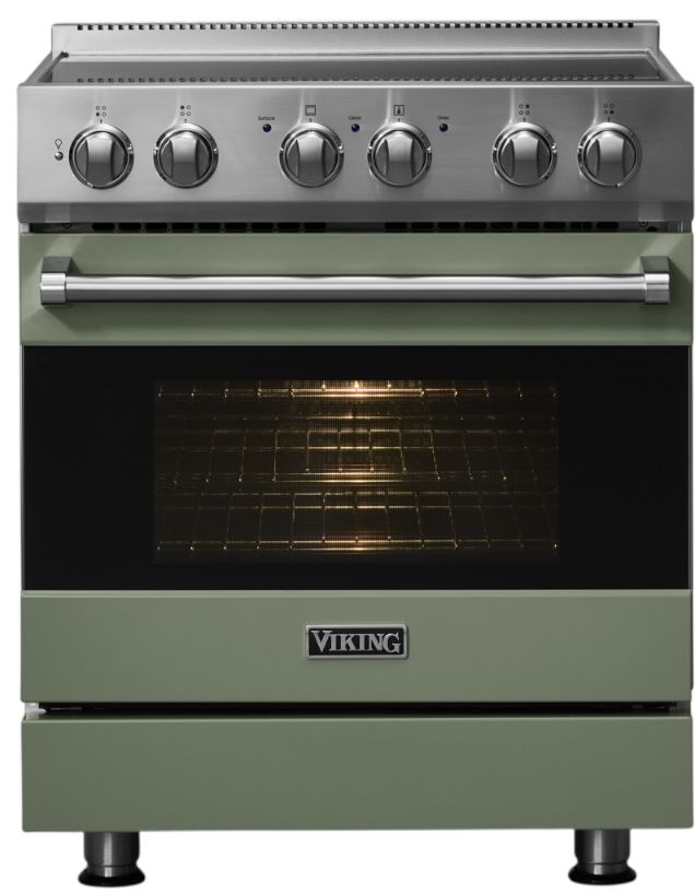 Viking® 3 Series 30" Eucalyptus Pro Style Induction Range-3