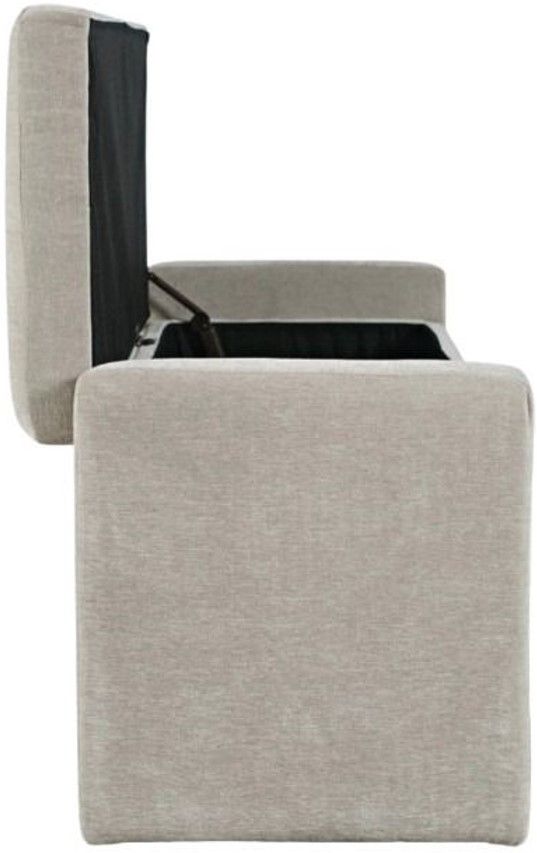 Jofran Inc. Braun Gray Storage Bench-3