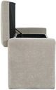 Jofran Inc. Braun Gray Storage Bench-3