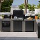 ENO Modulo Cargo Grey 32" Outdoor Griddle Modular Cabinet-2