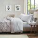 Olliix by Urban Habitat Light Grey Twin Heathered Cotton Jersey Knit Sheet Set-4