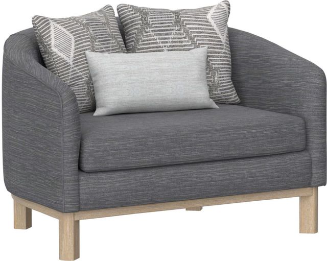 Emerald Home Maeve Gray Chair and Ottoman Set-3