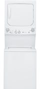 GE® Unitized Spacemaker® Gas Washer/Dryer Stack Laundry-White-0