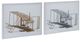 A & B Home 2-Piece Rectangular Canvas Diptych Wall Art Set-0