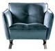 Furniture of America® Civellutino Teal Accent Chair-2