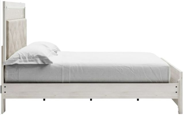 Signature Design by Ashley® Altyra White King Upholstered Panel Bed-3