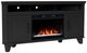 Legends Home Real Cozy Sonoma Seal Skin Black 64" Corner Fireplace Console-0