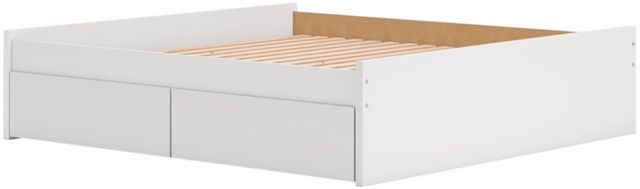 Signature Design by Ashley® Onita White King Platform Bed with 2-Side Storage-2