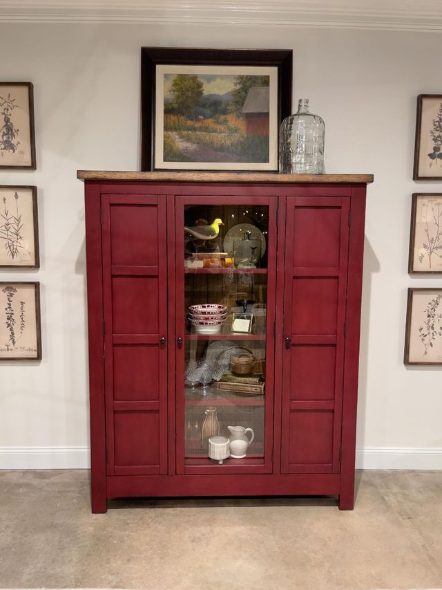 Legacy Classic Vintage Market Barnwood Oak/Spiced Apple Pie Safe-3