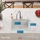 Elkay Quartz Classic® White 24-5/8" x 18-1/2" x 9-1/2" Single Bowl Undermount Sink-3