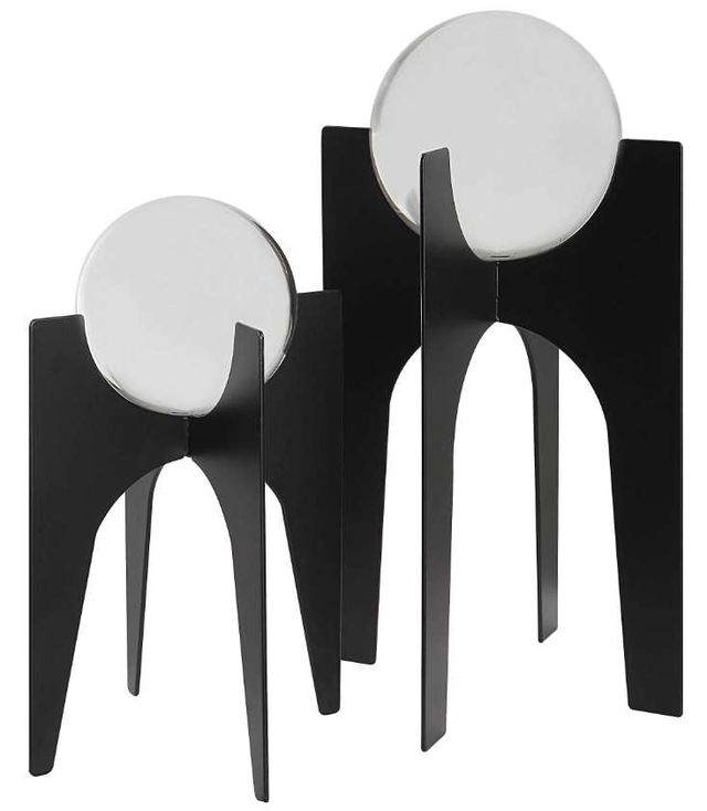 Uttermost® Ellianna 2-Piece Black Decorative Object Set-2