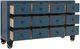 International Furniture Direct Oslo Blue Console-3