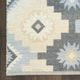 Nourison Home™ Copenhagen Ivory Navy 5'x7' Area Rug-3