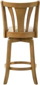 Armen Living Elle Dune/Amber Glow Swivel Bar Stool-4