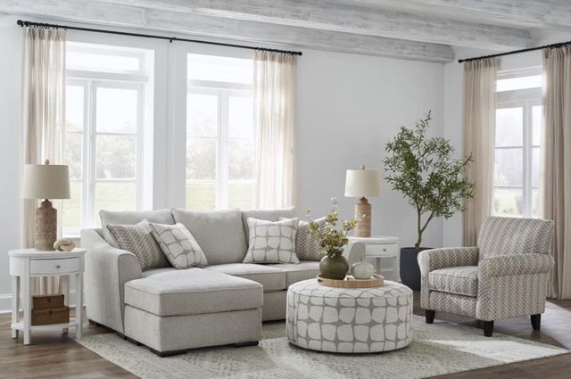 Fusion Furniture Cheerio Connie Tan Cocktail Ottoman-1