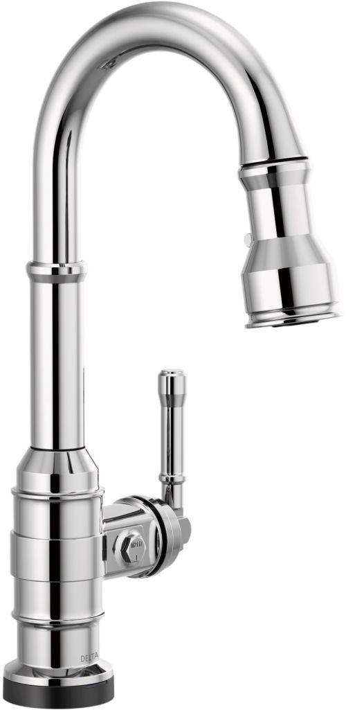 Delta Broderick® Chrome Single Handle Bar/Prep Faucet with Touch2O® Technology -0