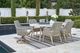 Signature Design by Ashley® Seton Creek Gray Aluminum/Resin Outdoor Dining Chair-1