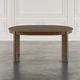 Jofran Inc. Carsons Oak Brown Round Extension Dining Table-4