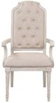 ACME Furniture Wynsor 2-Piece Antique White Arm Chair Set-1