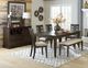 Homelegance® Makah Dark Brown Dining Table-1