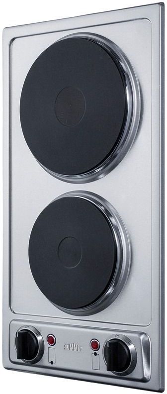 Summit 12" Stainless Steel Electric Cooktop -1