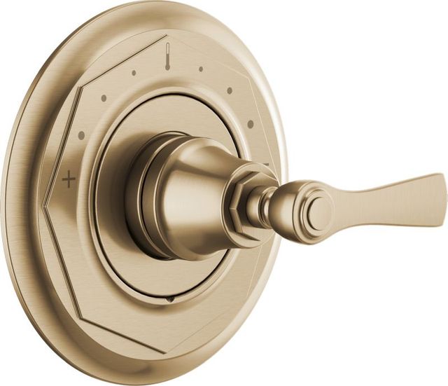 Brizo Rook® Brilliance® Luxe Gold® Sensori Thermostatic Valve Trim - Lever -0