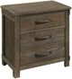 Elements International Scott 4-Piece Walnut Queen Platform Bedroom Set-4
