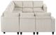 Homelegance® Walterboro 8-Piece Beige Modular Sectional with Storage and Reclining Back Rest-4