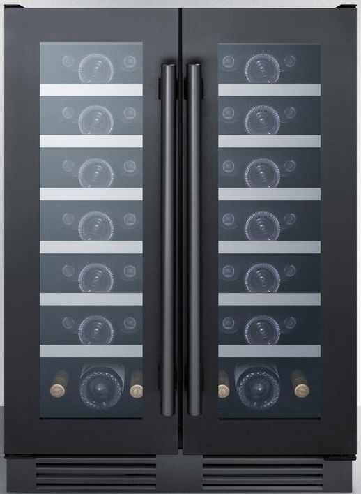 Summit® 15.2 Cu. Ft. Black Wine Cooler-2