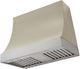 AGA Marquee 36" Fawn Wall Mounted Range Hood with Brushed Nickel Trim-0