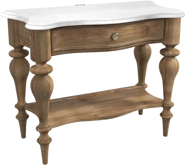 Pulaski™ Weston Hills Flax Seed Bedside Table-0