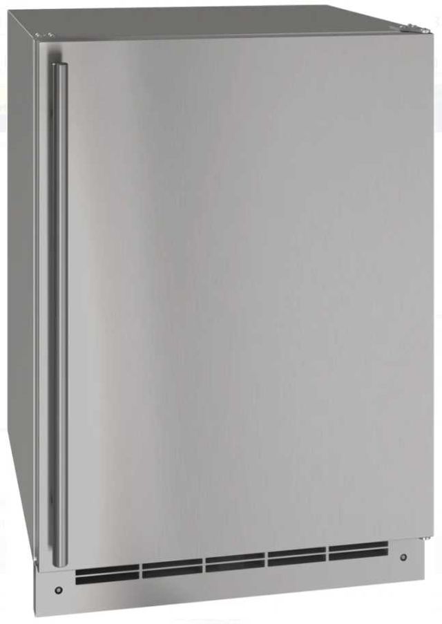 U-Line® Stainless Steel 24" Outdoor Compact Refrigerator-0