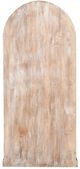 Classic Home Brown 82" Tall Arch Bookcase-4