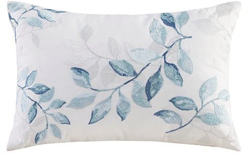 Olliix by Madison Park Essentials Blue King Sofia Reversible Complete Bedding Set-2