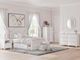 Signature Design by Ashley® Maylilly White Upholstered Vanity Stool-4