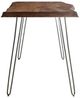 Jofran Inc. Nature's Edge Chestnut 79" Dining Table with Black Base-4