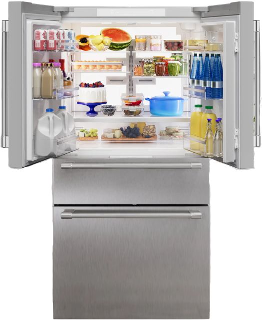 Thermador® Freedom® 36" 20.4 Cu. Ft. Stainless Steel Counter Depth French Door Refrigerator-1