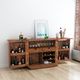 Zuo® Modern Linea Walnut Bar Cabinet-2