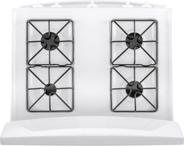 GE® 30" White Freestanding Gas Range-4