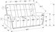 Monarch Specialties Inc. Light Grey 70" Small Power Reclining Sofa with USB Ports-2